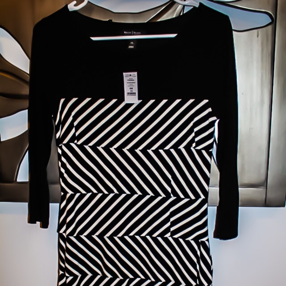 White House Black market black dress